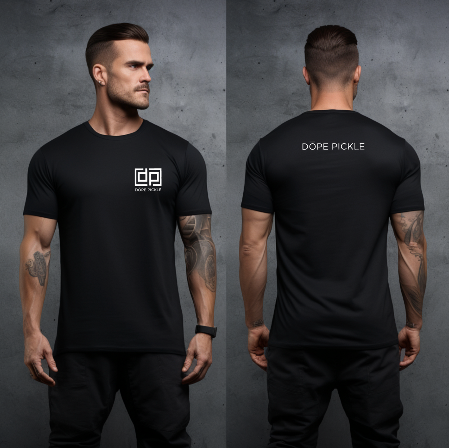 Dope Pickle Short Sleeve Shirt Black