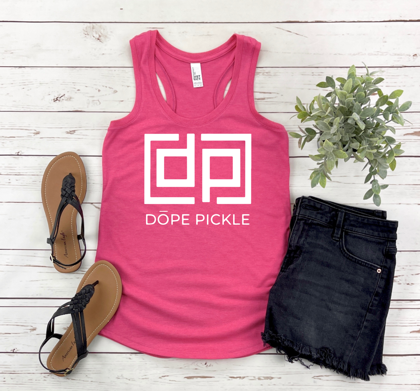 Dope Pickle Racerback Tank Top
