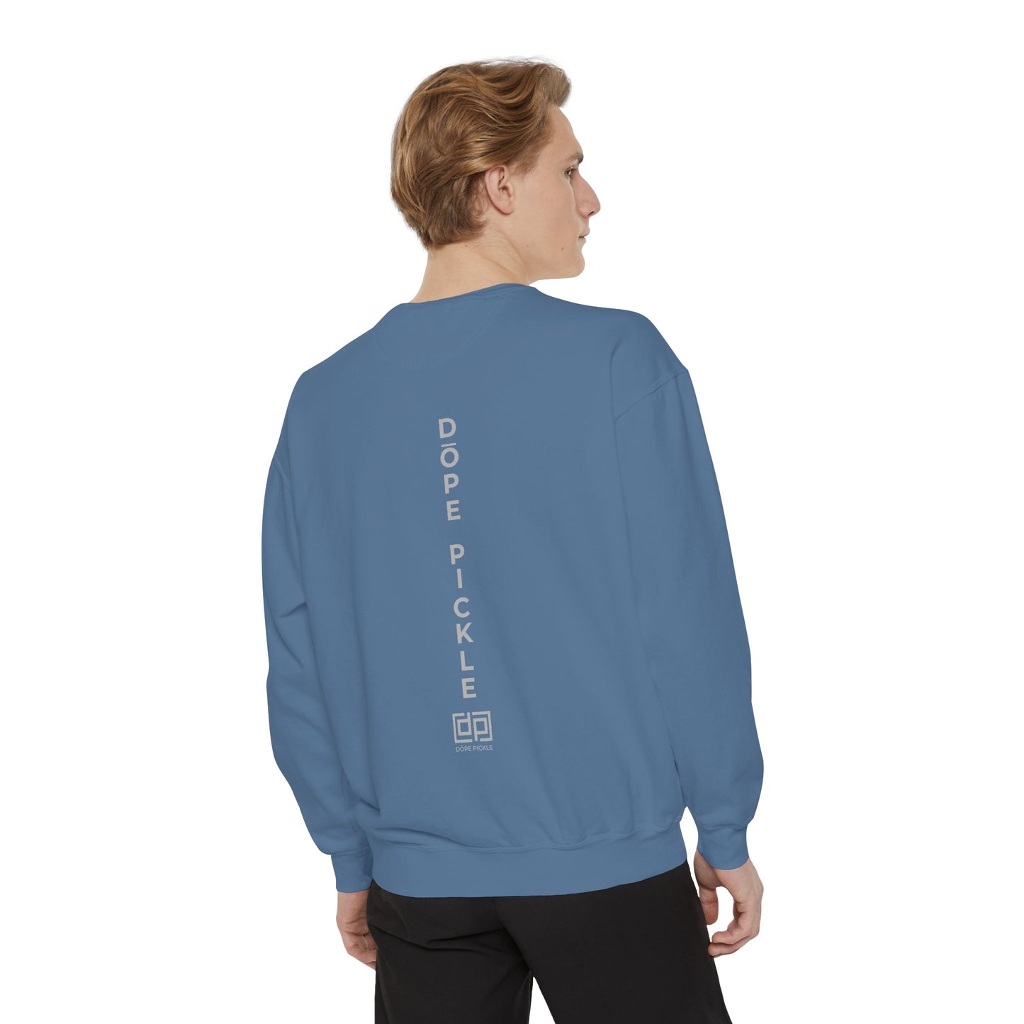 Dope Pickle Spine (Grey) Unisex Crewneck