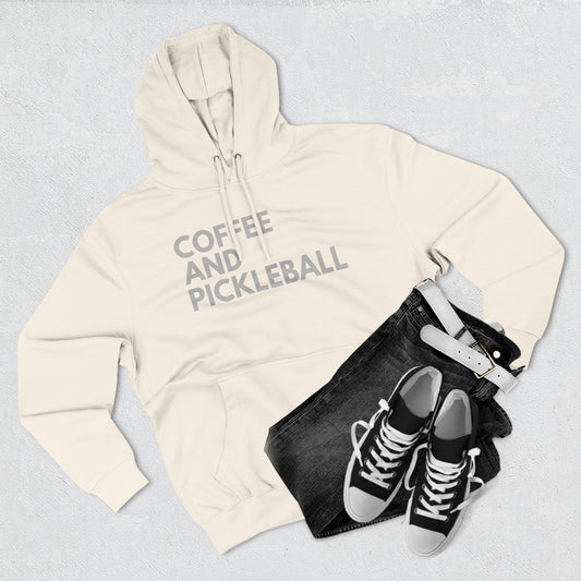 Coffee and Pickleball Hoodie