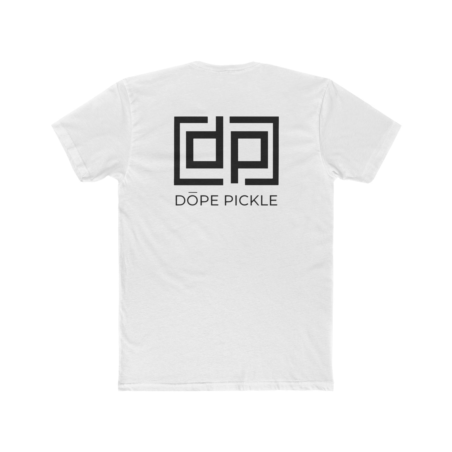 Dope Pickle Logo (Black/White) Unisex Jersey Short Sleeve Tee