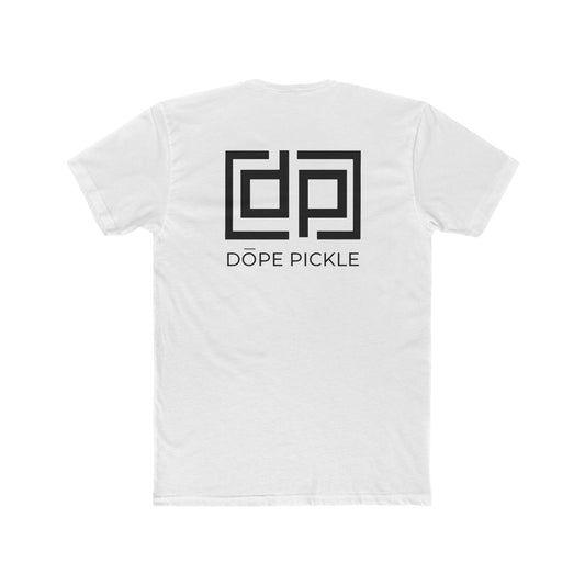 Dope Pickle Logo (Black/White) Unisex Jersey Short Sleeve Tee
