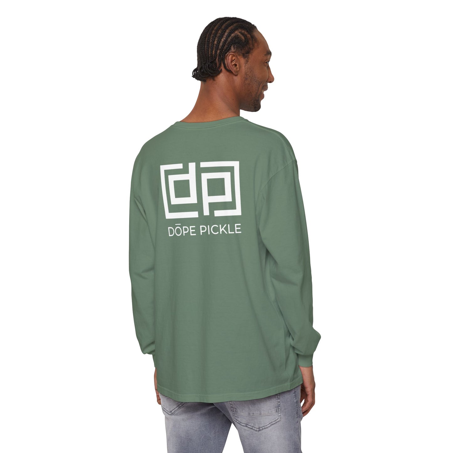 Dope Pickle Logo Unisex Long Sleeve Tee