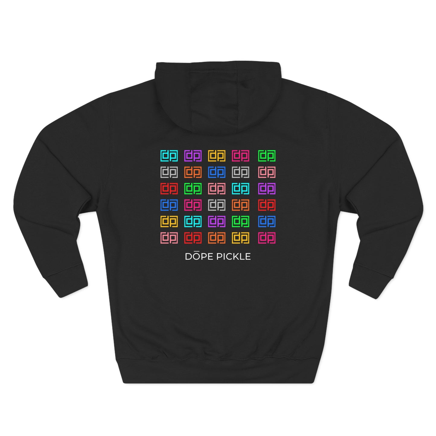 Dope Pickle Logo Pattern (Colors) Hoodie