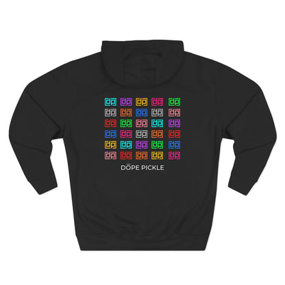 Dope Pickle Logo Pattern (Colors) Hoodie