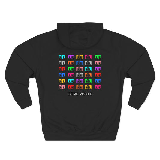 Dope Pickle Logo Pattern (Colors) Hoodie