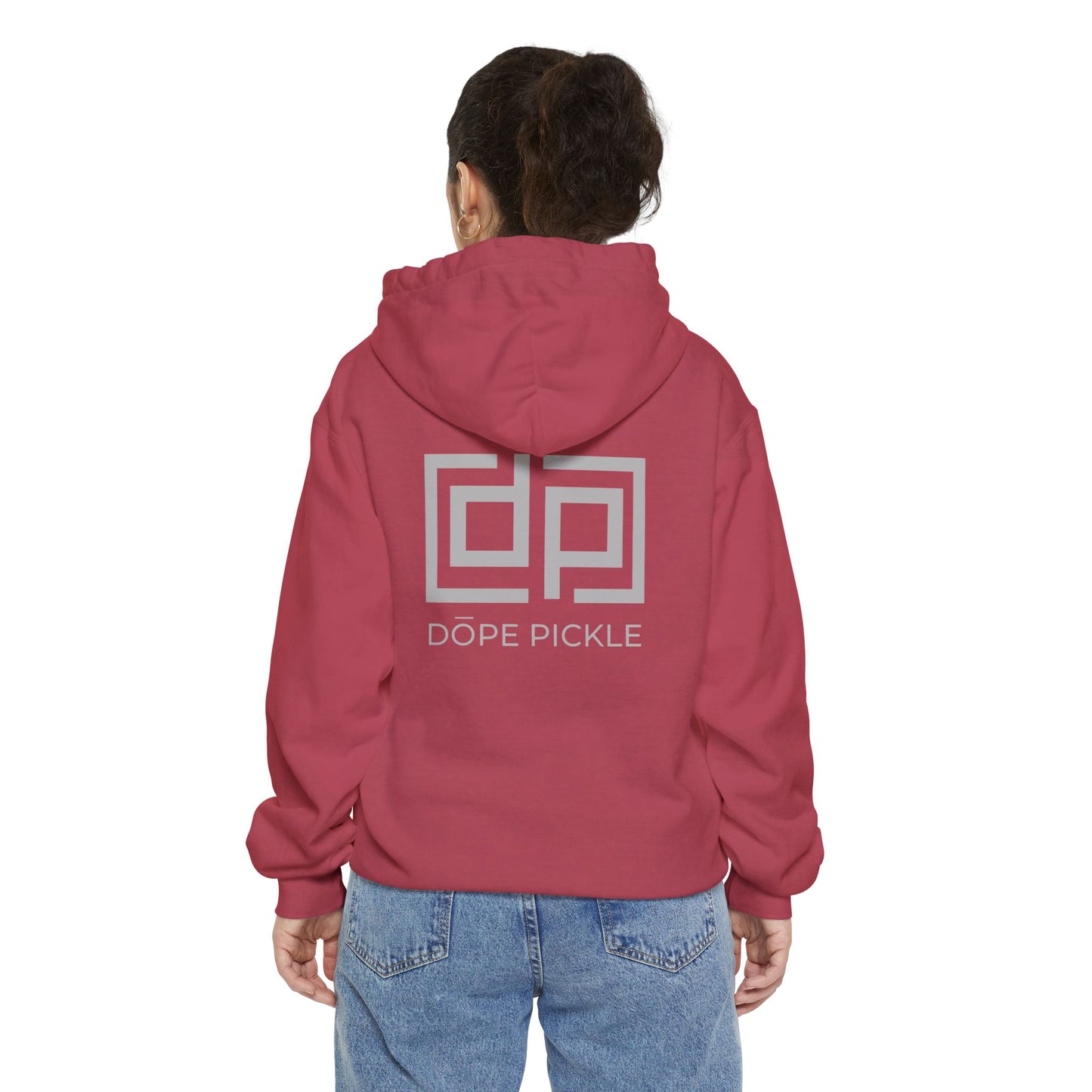 Dope Pickle Logo (Grey Font) Unisex Hoodie