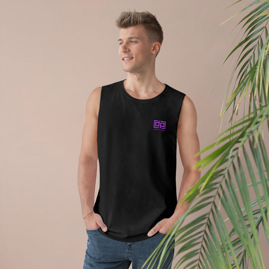 Dope Pickle Classic Logo (Purple) Unisex Barnard Tank