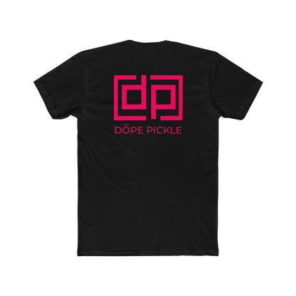 Dope Pickle Logo (Pink) Unisex Jersey Short Sleeve Tee