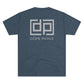 Dope Pickle Classic Logo Unisex Tri-Blend Crew Tee (Grey Font)