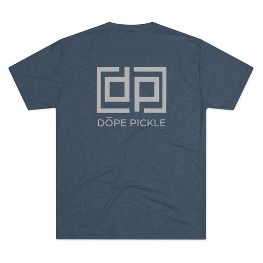 Dope Pickle Classic Logo Unisex Tri-Blend Crew Tee