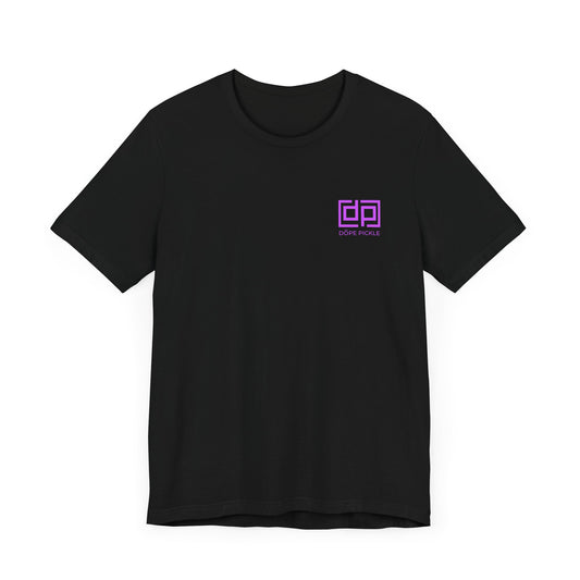 Dope Pickle Logo (Purple) Unisex Jersey Short Sleeve Tee