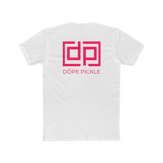 Dope Pickle Logo (Pink) Unisex Jersey Short Sleeve Tee