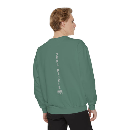 Dope Pickle Spine (Grey) Unisex Crewneck