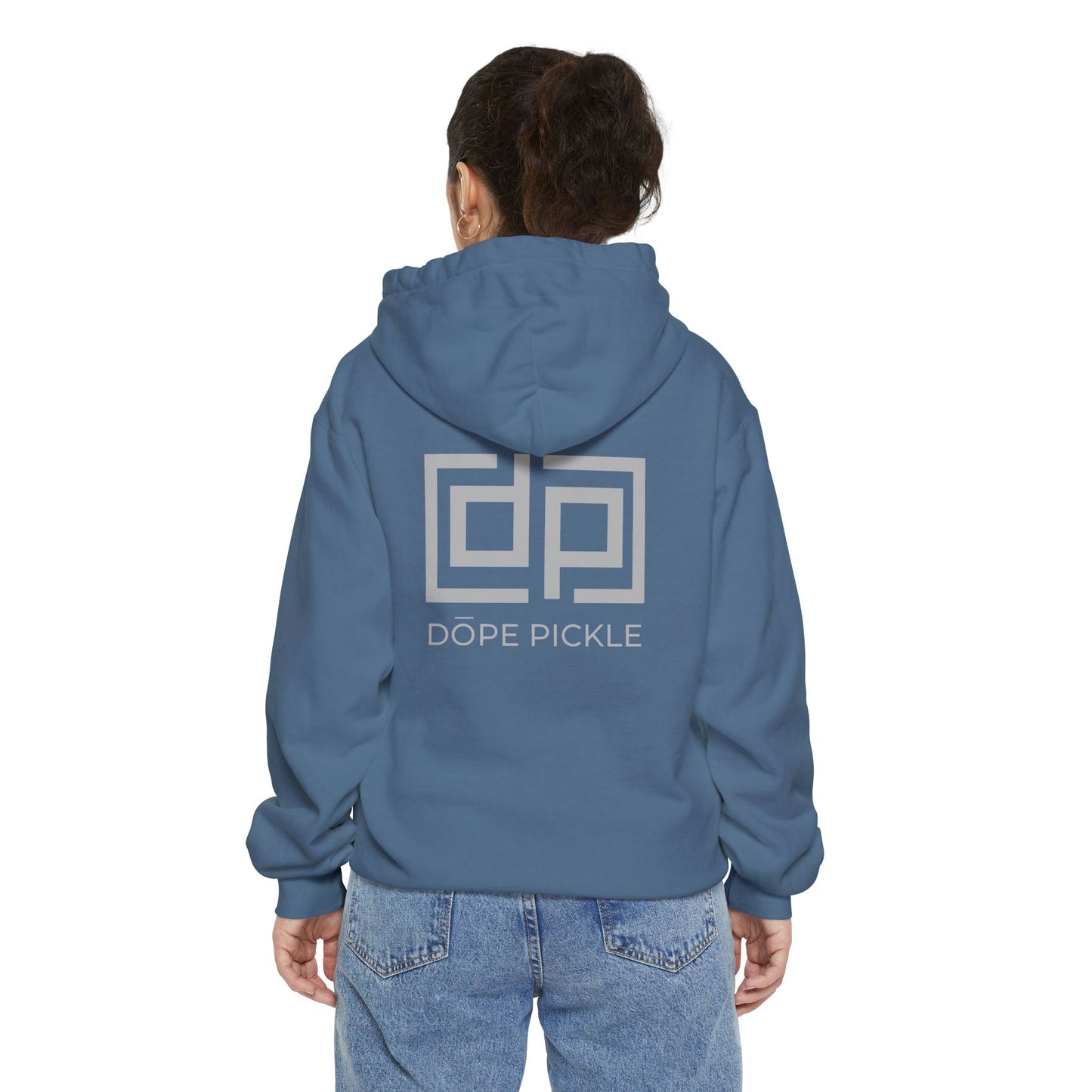 Dope Pickle Logo (Grey Font) Unisex Hoodie