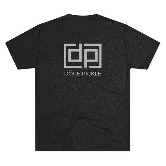 Dope Pickle Classic Logo Unisex Tri-Blend Crew Tee