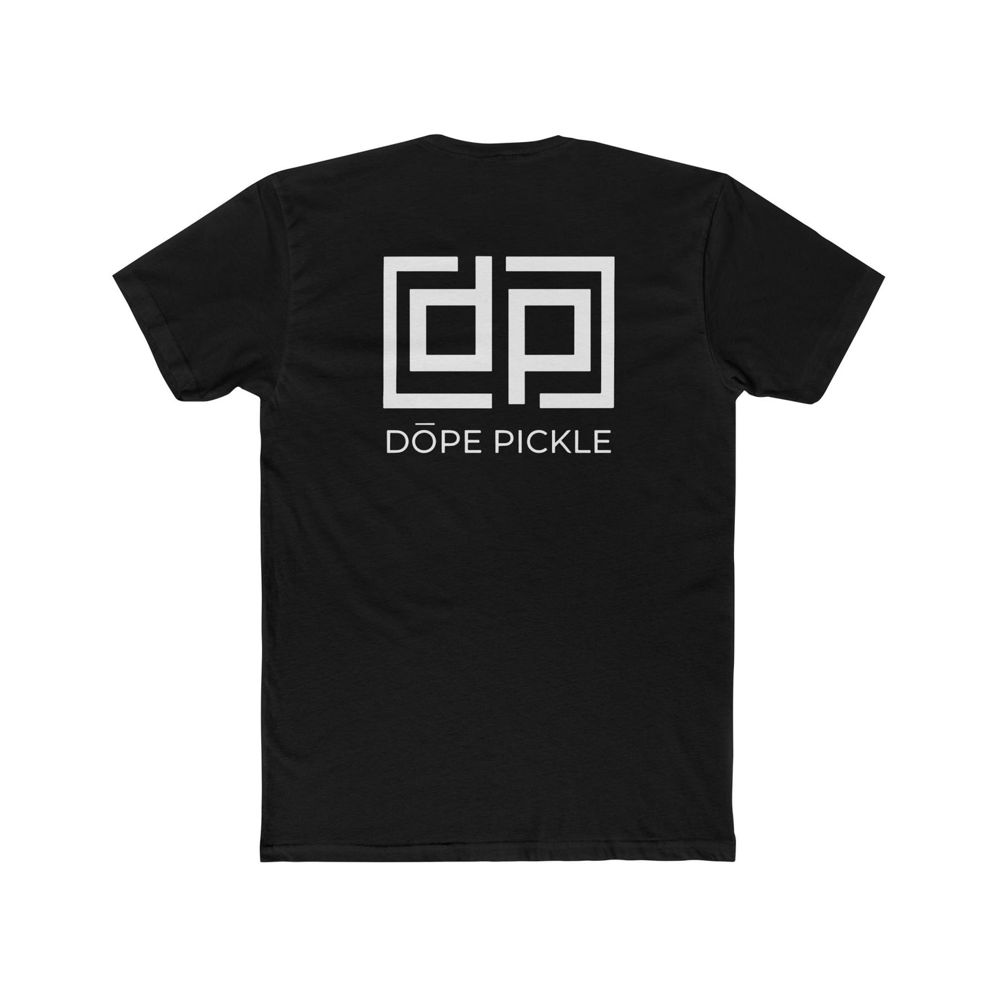 Dope Pickle Logo (Black/White) Unisex Jersey Short Sleeve Tee