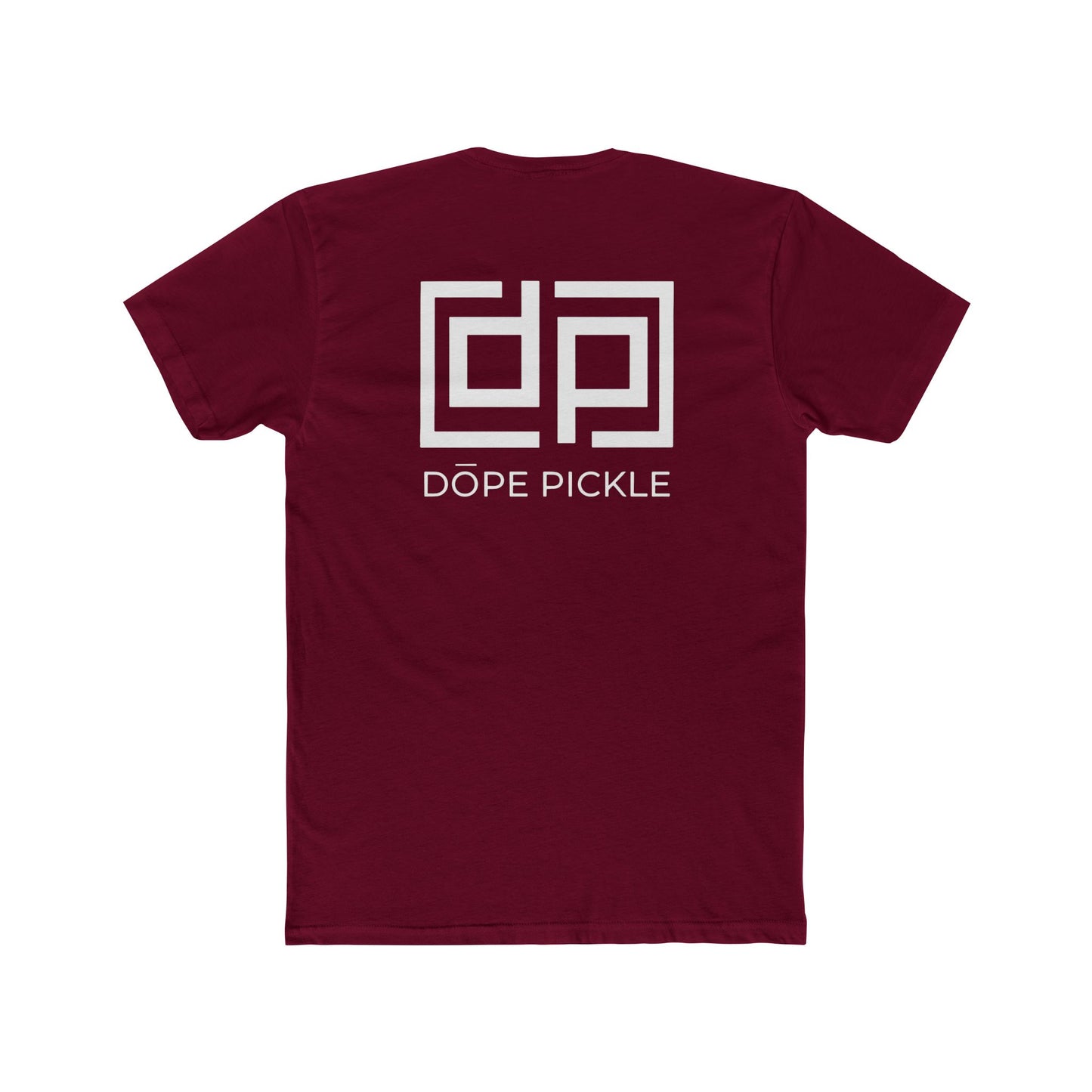 Dope Pickle Logo (Black/White) Unisex Jersey Short Sleeve Tee