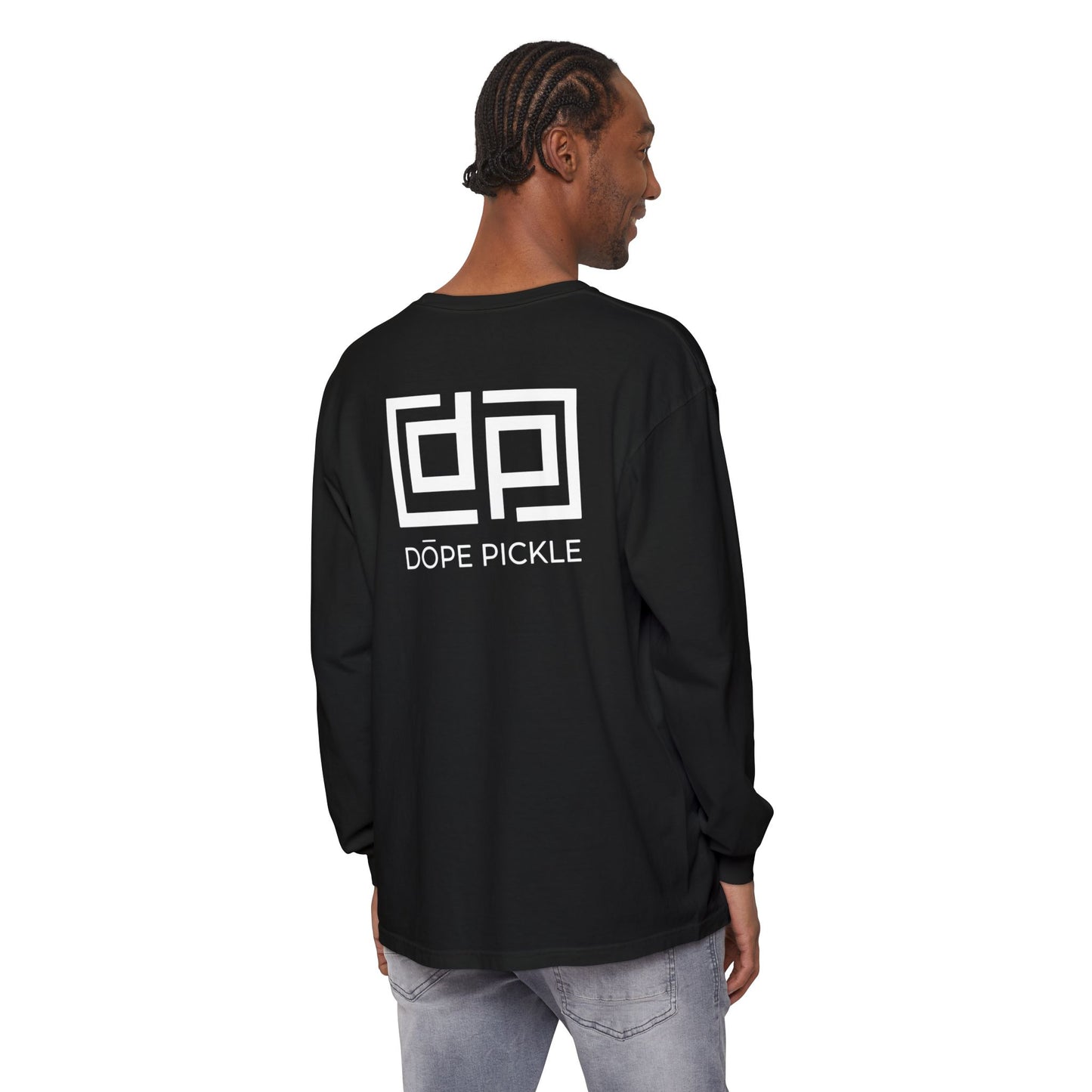 Dope Pickle Logo Unisex Long Sleeve Tee