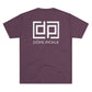 Dope Pickle Classic Logo Unisex Tri-Blend Crew Tee (White Font)