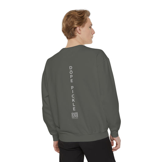 Dope Pickle Spine (Grey) Unisex Crewneck