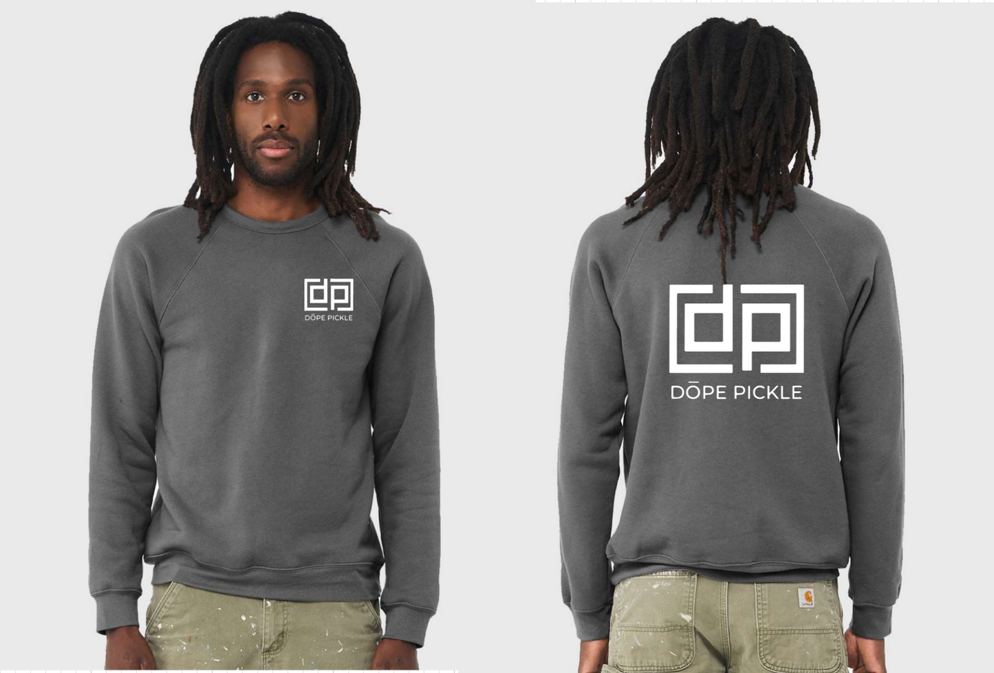 Dope Pickle Classic Logo Front/Back - Sweatshirt - Hoodie